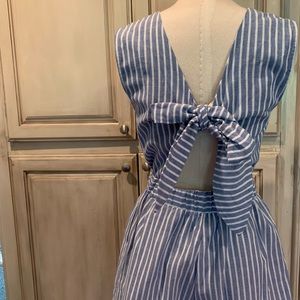 Tie Back Romper